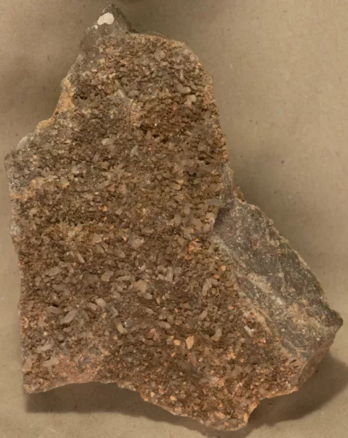 große Quarz Druse Mineral Edelstein Stufe 14 x 12 cm
