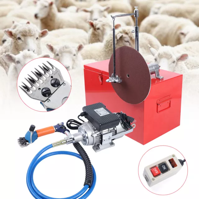 Electric Shearing Machine Heavy Duty Sheep Goats Clipper Shears Single phase320W