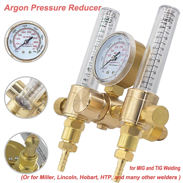 WELDER GAS ARGON CO2 CGA580 Mig TIG Flow Meter Welding Weld Regulator