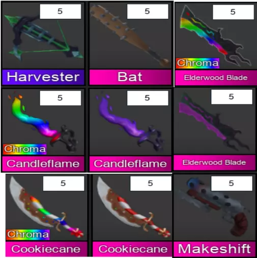 ROBLOX MURDER MYSTERY 2 MM2 Chroma Tides Godly Knife Fast Shipping! $12.99  - PicClick