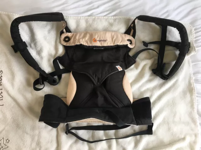 Original Ergobaby Babytrage (schwarze/beige) - guter Zustand, gebraucht