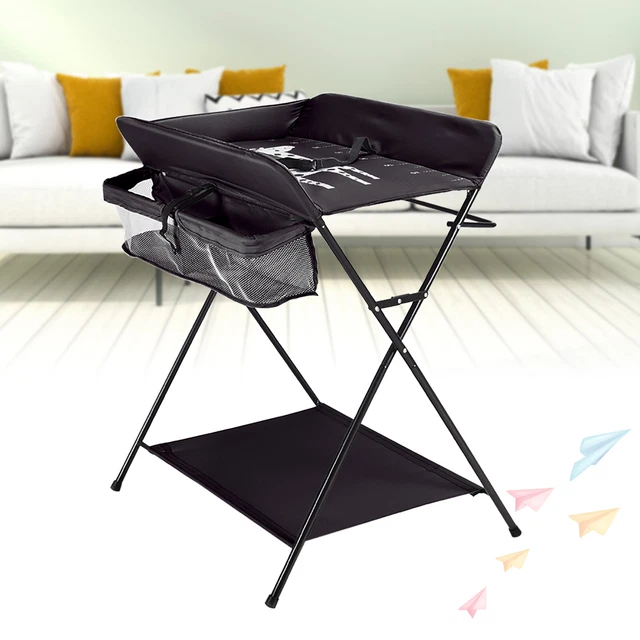 15 kg Wickelkommode Wickeltisch Klappbar Babyzimmer Baby Wickelauflage 3 Fächer