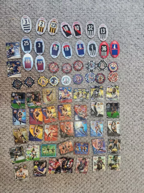 2000s AFL Hot Shot Footy Tazos Bulk Lot All Time Modern Future Legends Chipz Nrl