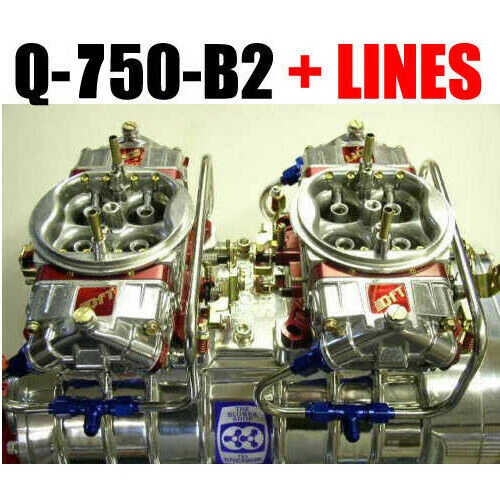 QUICK FUEL Q750B2 750 Cfm Blower Supercharger Carbs With Fuel Line