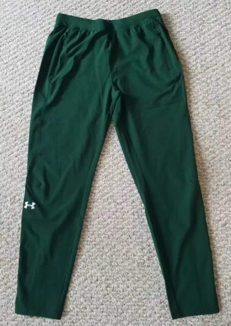 UNDER ARMOUR WOMENS 1322948-301 Green Loose Fit Training Warm Up Pant Size M  $71.92 - PicClick AU