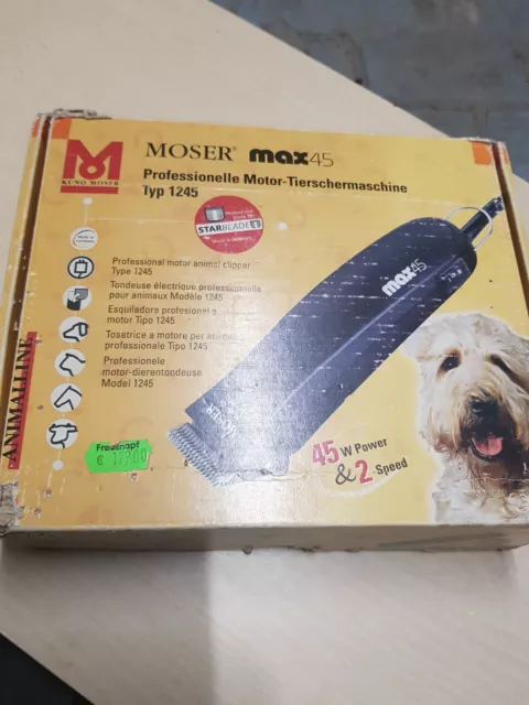 Hunde-Schermaschine Moser max45, sehr gut erhalten