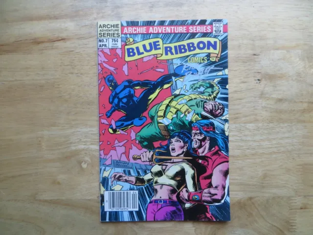 1984 Archie Comics Blue Ribbon Comics # 7 Signed By Rich Buckler, With Coa