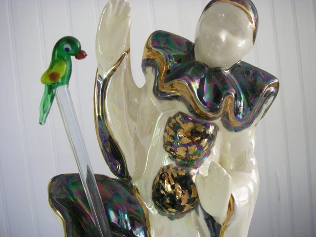 Ancien Pierrot En Porcelaine Avec Sa Boîte D'origine - Collection