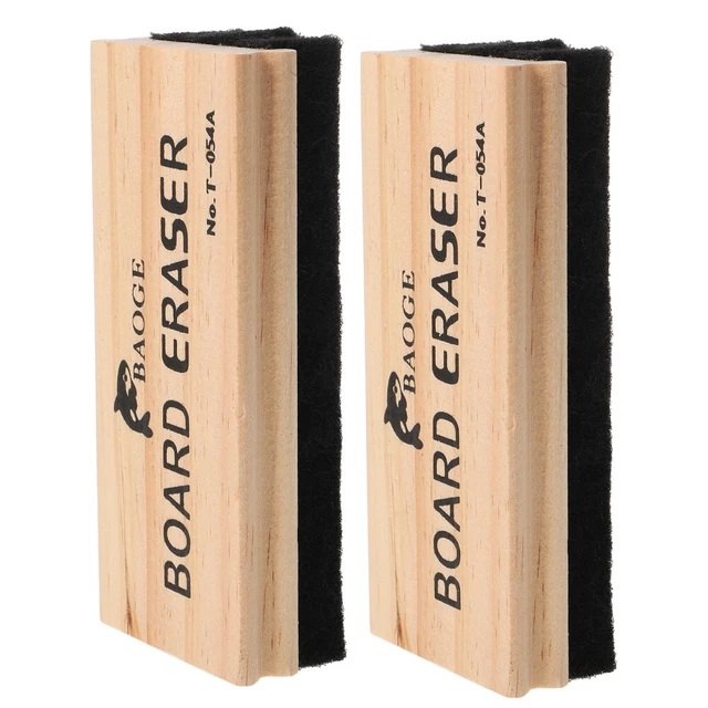 2 Pcs Plakatwand Trocken Abwischbarer Radiergummi Wollfilz Tafelschwamm Büro