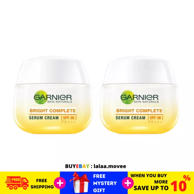 2 X Garnier Skin Naturals Crema Sérum Completa Brillante SPF 30 PA+++ 50 ml