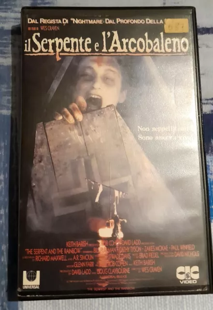 Il Serpente E L'arcobaleno (Wes Craven, 1988) - Vhs Cic Video EX NOLO