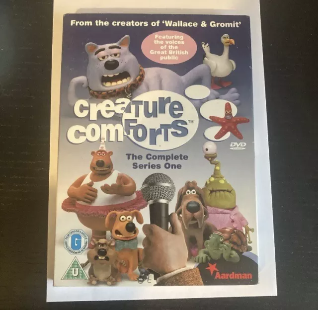 CREATURE COMFORTS COMPLETE SERIES 1 DVD 1st First Season One Original UK Release