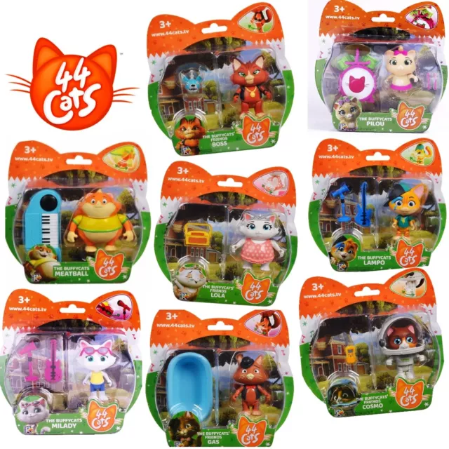 44 Cats The Buffycats Friends Smoby 8 To Collect Figure Accessory Playset Toy