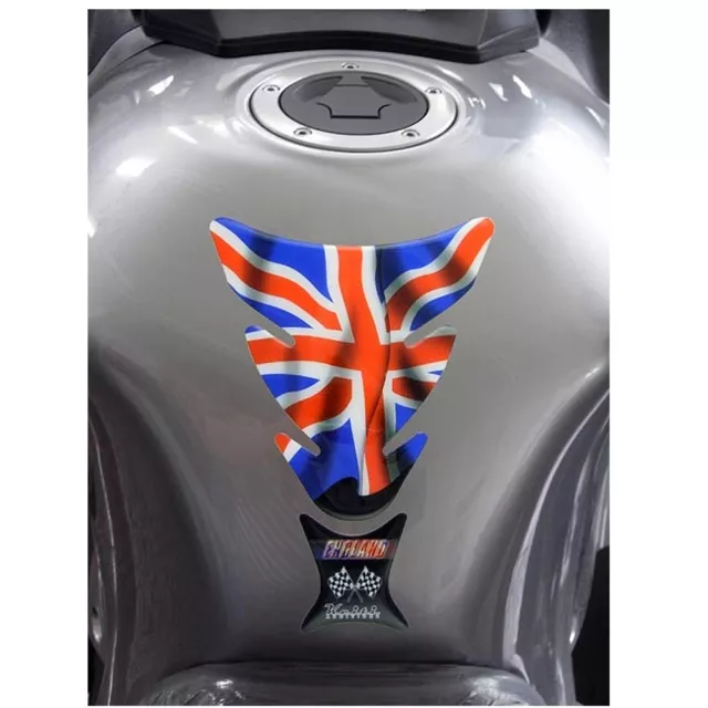 Keiti Motorcycle Petrol Fuel Tank Scratch Protector Pad UK Flag