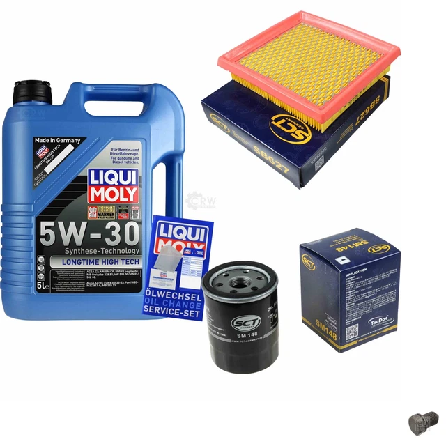 SCT Pacchetto Revisione Germania 5 L Liqui Moly Longtime High Tech 5W-30 per