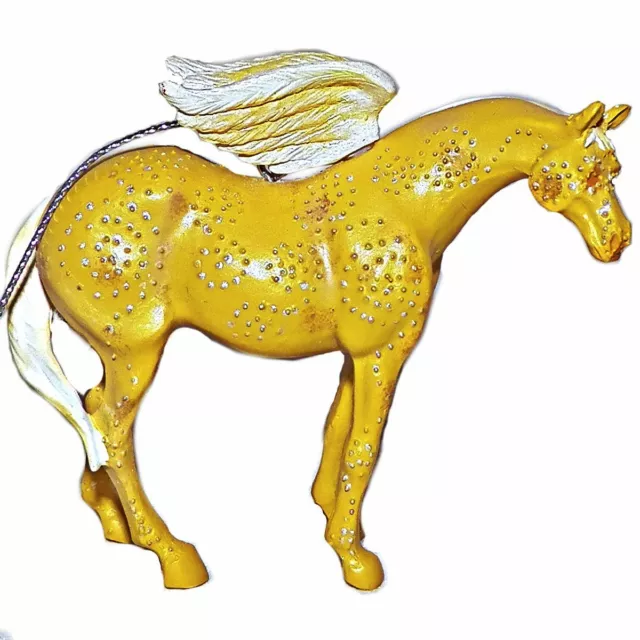 Sentiero Di Dipinta Pony Dorato Girl Scatola Nera Ornamento Original Serie 12324