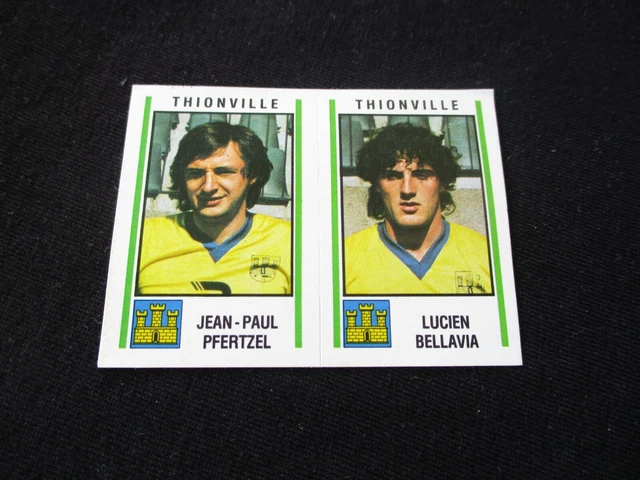 Rare vignette Panini football 1981 81 N°144 Equipe Metz