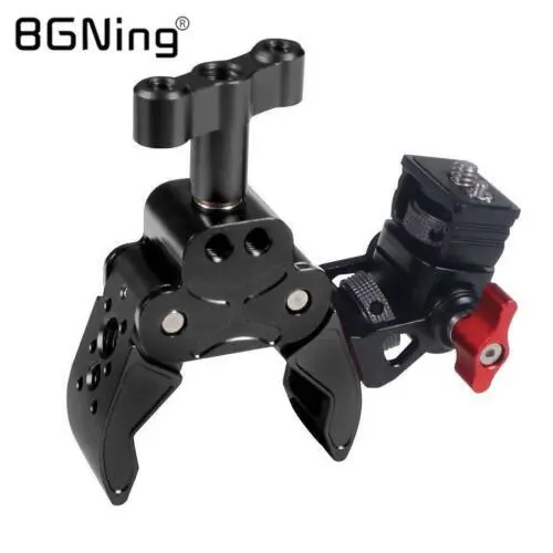 BGNing Super Clamp Crab Claw Monitor EVF Mount for Tripod Camera Stand Holder