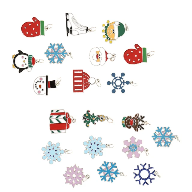 Charm Stoppers Bracelets Christmas Art Charms Christmas Tree Pendant Necklace