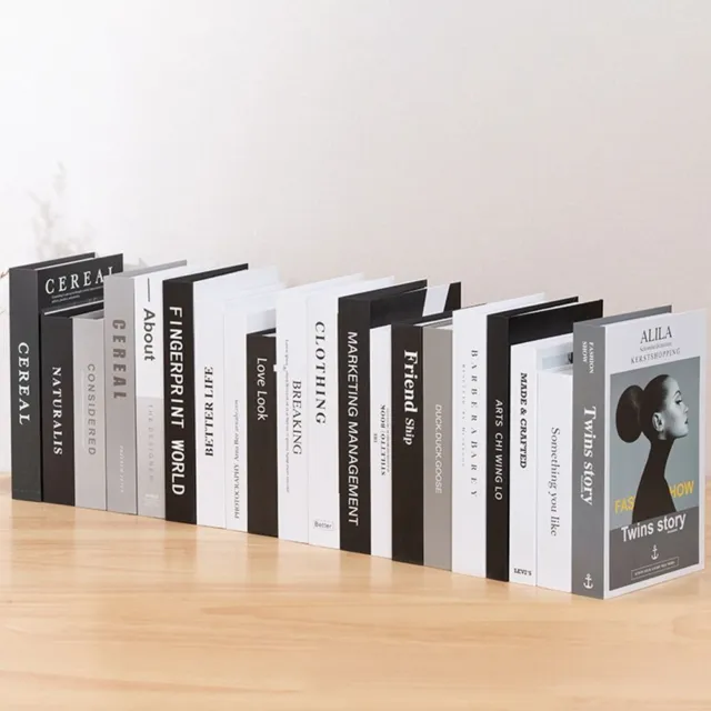 Lusso libro di simulazione stabile libro falso ornamenti oggetti di scena modello libro arredamento casa