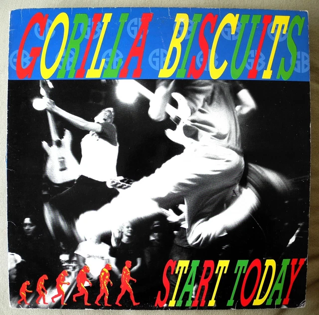 GORILLA BISCUITS - Start Today hardcore punk rock '89 Revelation FIRST PRESS kbd