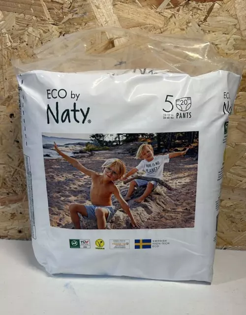 Eco by Naty Eco Nappy Pants, Size 5, Pack of 20
