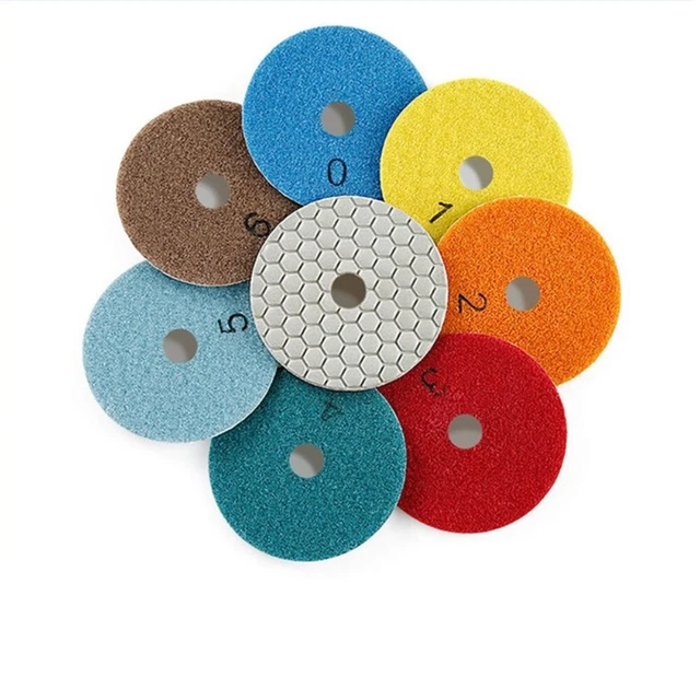 Pad levigante pad lucidante colore casuale disco levigatura angolo 3 pollici parti smerigliatrice