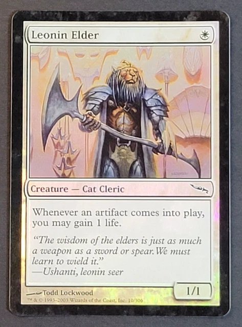 Leonin Arbiter 1x FOIL SOM MTG Scars of Mirrodin Rare MINT white Leonin Arbiter 1x FOIL SOM MTG Scars of Mirrodin Rare MINT white
