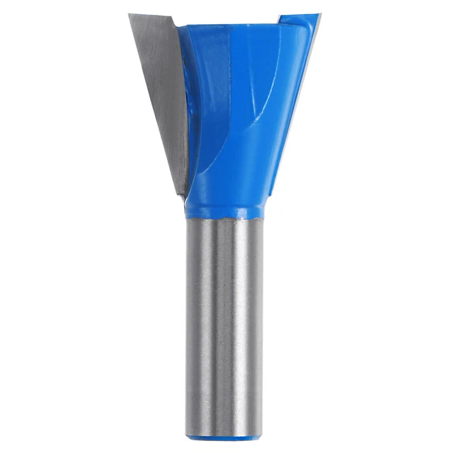 1/2" Shank 1-1/4" Dia Tungsten Carbide Dovetail Joint Bit Dovetail Router Bit