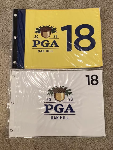 Official 2023 PGA Championship Embroidered Flag + Screen Print Flag Oak Hill