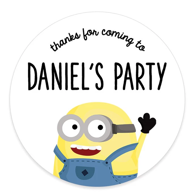 Wrestling Personalised Thank You Stickers – Birthday Party Bag Labels & Seals For Kids