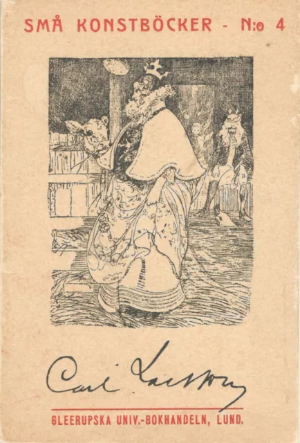 CARL LARSSON SMÅ KONSTBÖCKER No. 4 Lund 1910 SMALL ART BOOKS 60 Reproductions