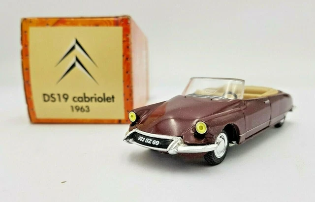 voiture miniature CITROEN  DS 19 CABRIOLET 1963   1/43   NOREV collection jouet