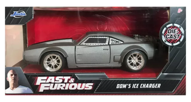 Jada 1:32 Fast and Furious Dom’s Ice Charger Diecast Model Car