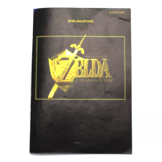 N64 Legend of Zelda Ocarina of Time NUSNZLPNOE Spielanleitung / Handbuch / Manua