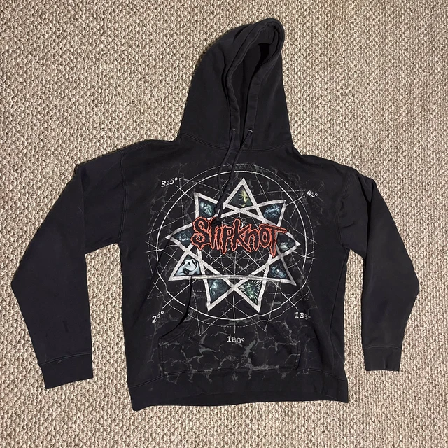 Vintage Slipknot Metal Band Tour Front Pocket Hoodie Jacket / Size M