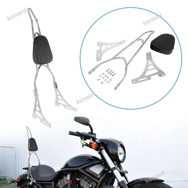 USA Backrest Pad Sissy Bar For Honda Shadow Spirit Aero ACE 1100 750 VT VLX 600