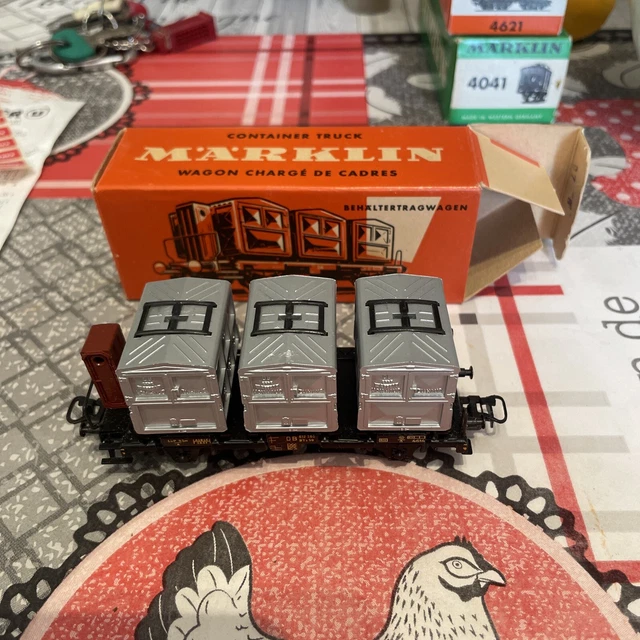Wagon à Bagages Märklin 4315 Pwi – Boîte Du Tonnerre De La DB – Échelle HO – Neuf Dans Boîte D’Origine