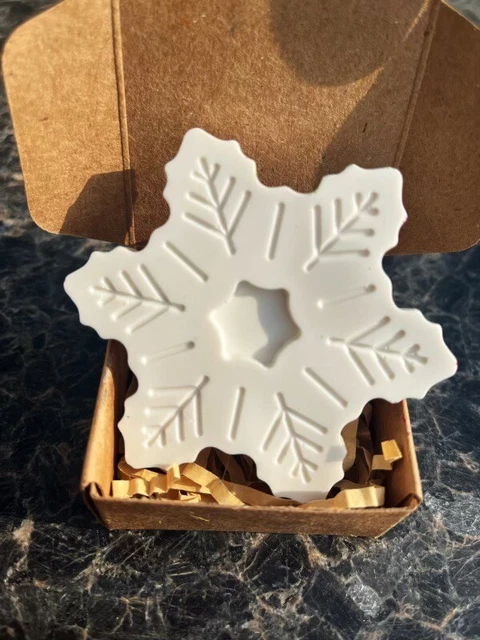Lápices individuales grandes vertidos a mano con copos de nieve | Rellenos de medias | Bolsas de fiesta|