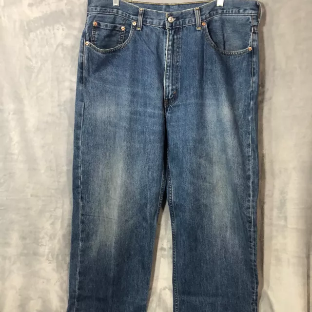 Levi Strausse & Co. Denim Jeans 550 Blue  38x32 red tag