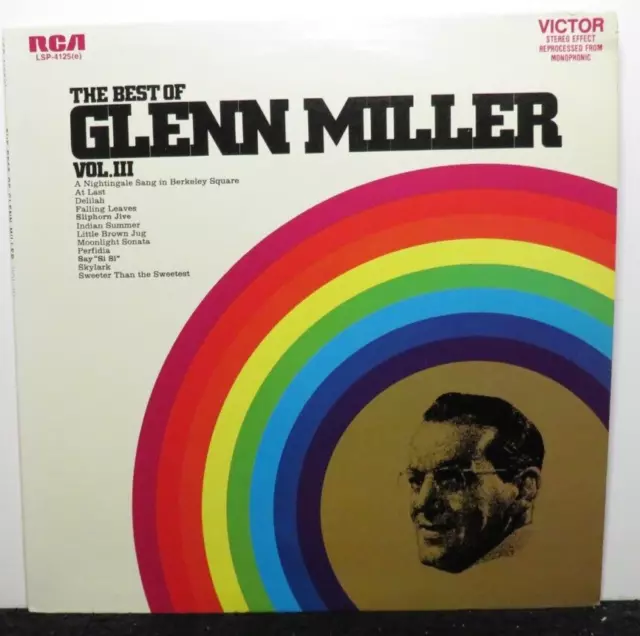 Glenn Miller The Best Of Vol Iii (Vg+) Lsp-4125 Lp Vinyl Record