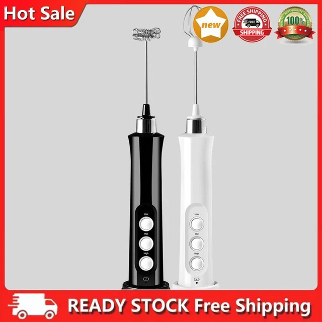 Rechargeable Milk Frother Electric Food Blender Coffee Foamer Handheld Blender