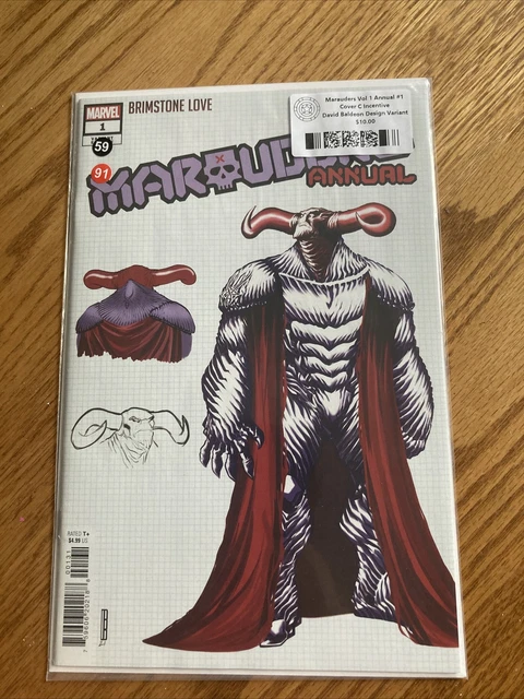 Marauders Annual #1 1:10 Baldeon Design Var () Marvel Prh Comic Book 2022 VF/NM!