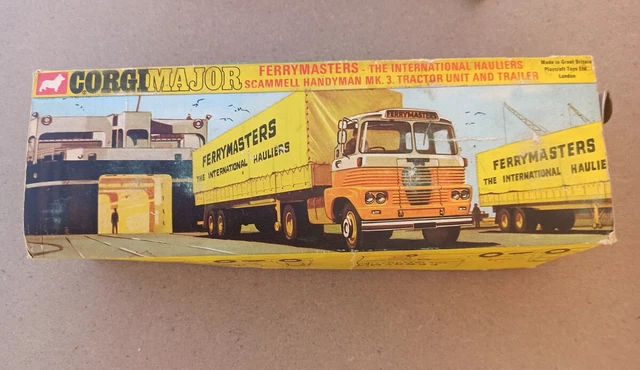 Corgi Major Scammell Handyman Mk3 – Camion Miniature Ferrymasters, Réf 1147, Vintage UK