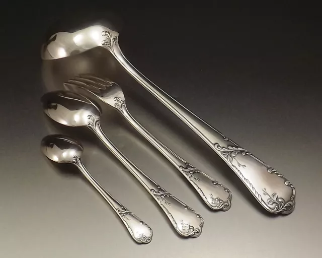 Goldfevrerie Sbf Menagere Style Louis Xv 37 Pieces Silver Metal Circa 1970 2