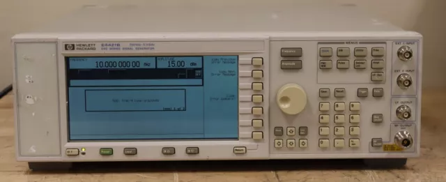 Agilent Keysight E4421B RF Signal Generator 250kHz-3GHz opt 1E5 READ AS IS