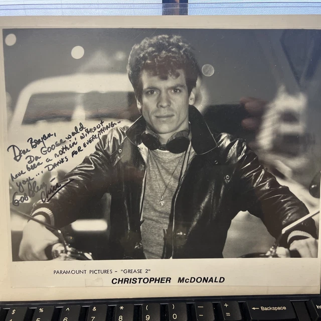 Christopher McDonald Autographed 8x10 (2) Grease 2