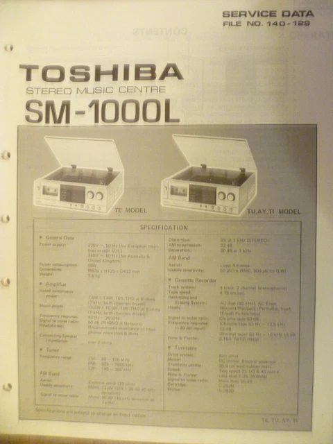 Achetez toshiba sm-2900 occasion, annonce vente à Fontenay-le-Fleury