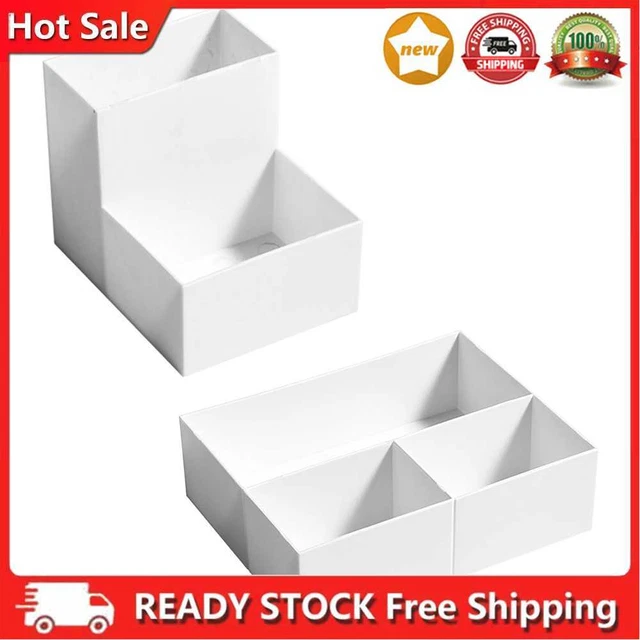 Caja de almacenamiento para papelería de escritorio Sundries cajón ABS cepillo de maquillaje cosméticos