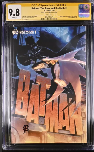 Batman: Brave and the Bold #1 Variant CGC SS 9.8 Signed Jim Cheung • DC Comics